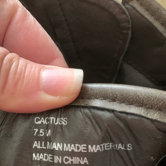 Madden Girl Brown Over the Knee Boots Cactus 7.5 with Buckle Straps distressed - Picture 7 of 15